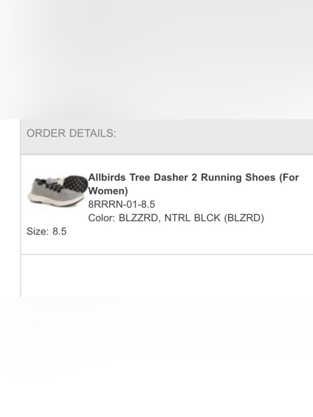 Allbirds Tree Dasher 2 Women’s Running Shoes 8.5 - Picture 6 of 6